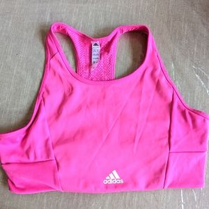 Pink ADIDAS Sports Bra Aeroready M